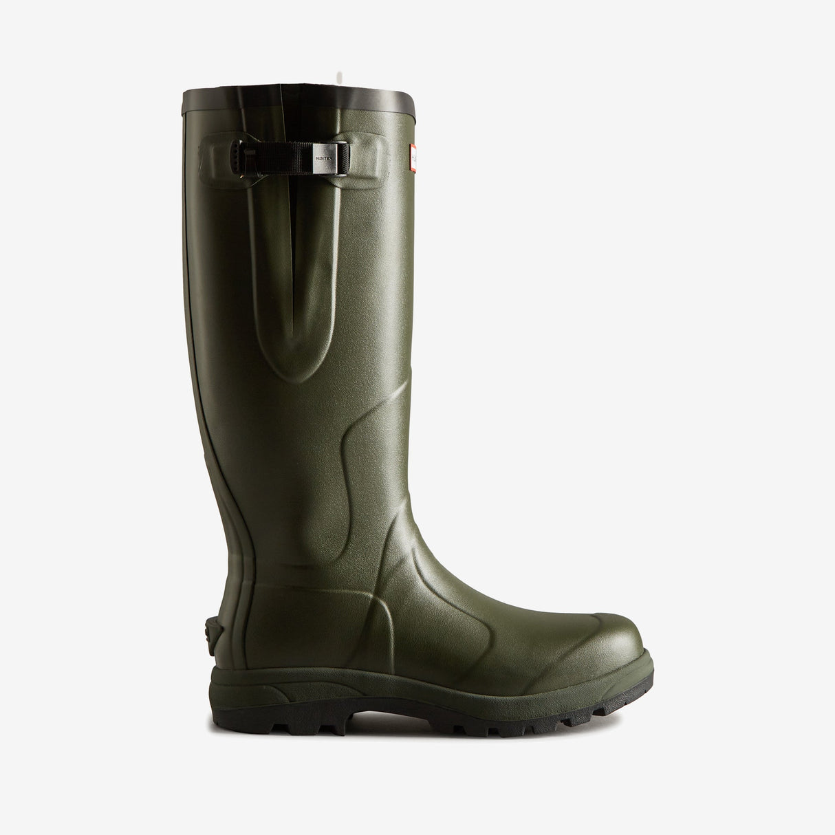 Hunter BALMORAL CLASSIC SIDE ADJUSTABLE Wellies Dark Olive