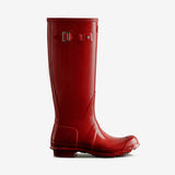 Hunter ORIGINAL TALL Womens Wellies Military Red Gloss