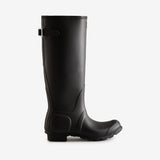 Hunter ORIGINAL TALL BACK ADJUSTABLE Womens Wellies Black