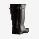 Hunter ORIGINAL TALL BACK ADJUSTABLE Womens Wellies Black
