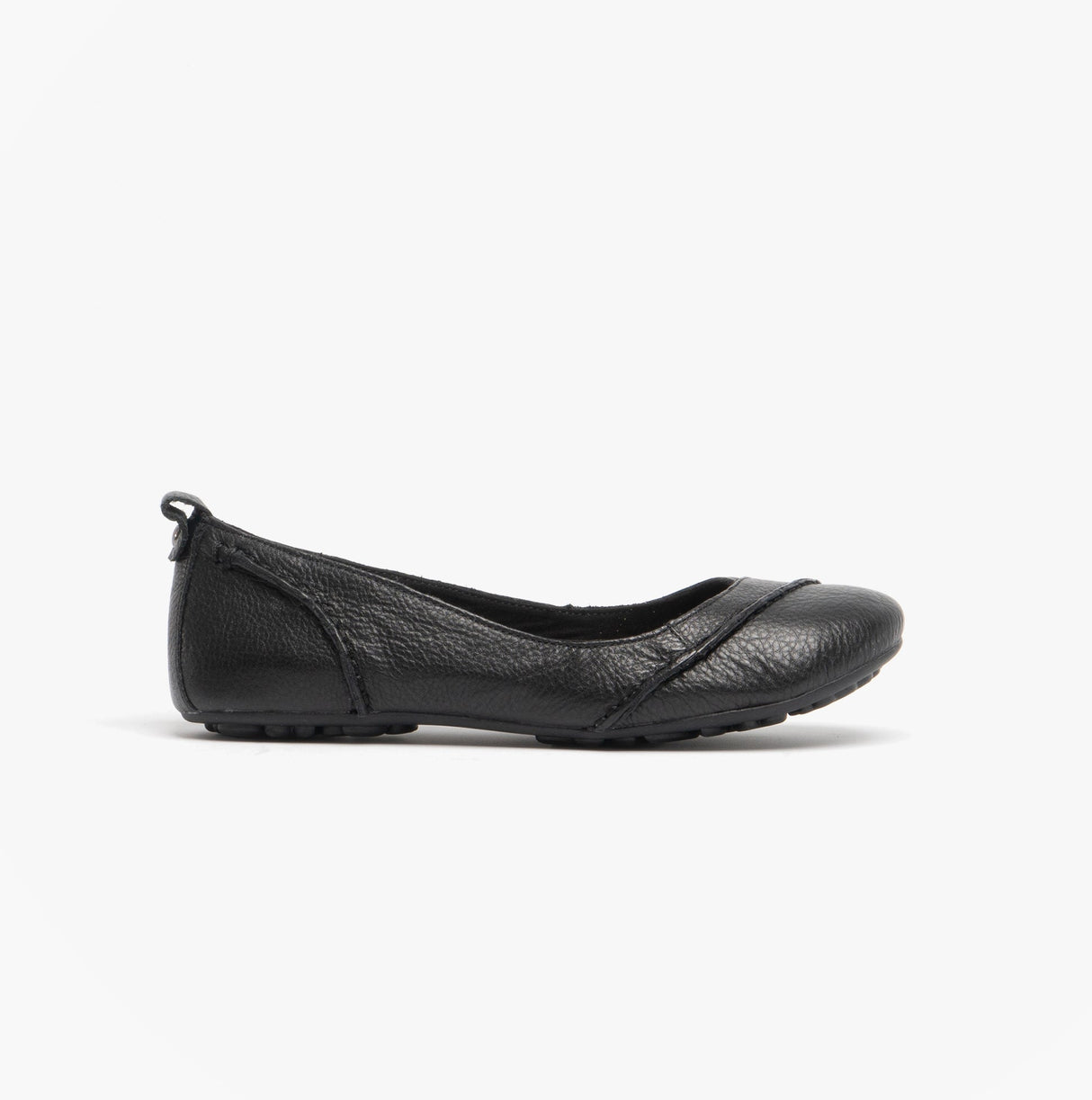 Hush Puppies JANESSA Womens Leather Casual Shoes Black
