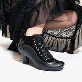 Hush Puppies VIVIANNA Womens Leather Boots Black