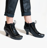 Hush Puppies VIVIANNA Womens Leather Boots Black