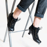 Hush Puppies VIVIANNA Womens Leather Boots Black