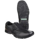 Hush Puppies BESPOKE SENIOR Boys Shoes Black