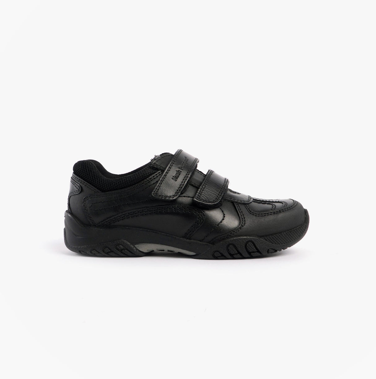 Hush Puppies JEZZA 2 Boys Leather School Shoes Black