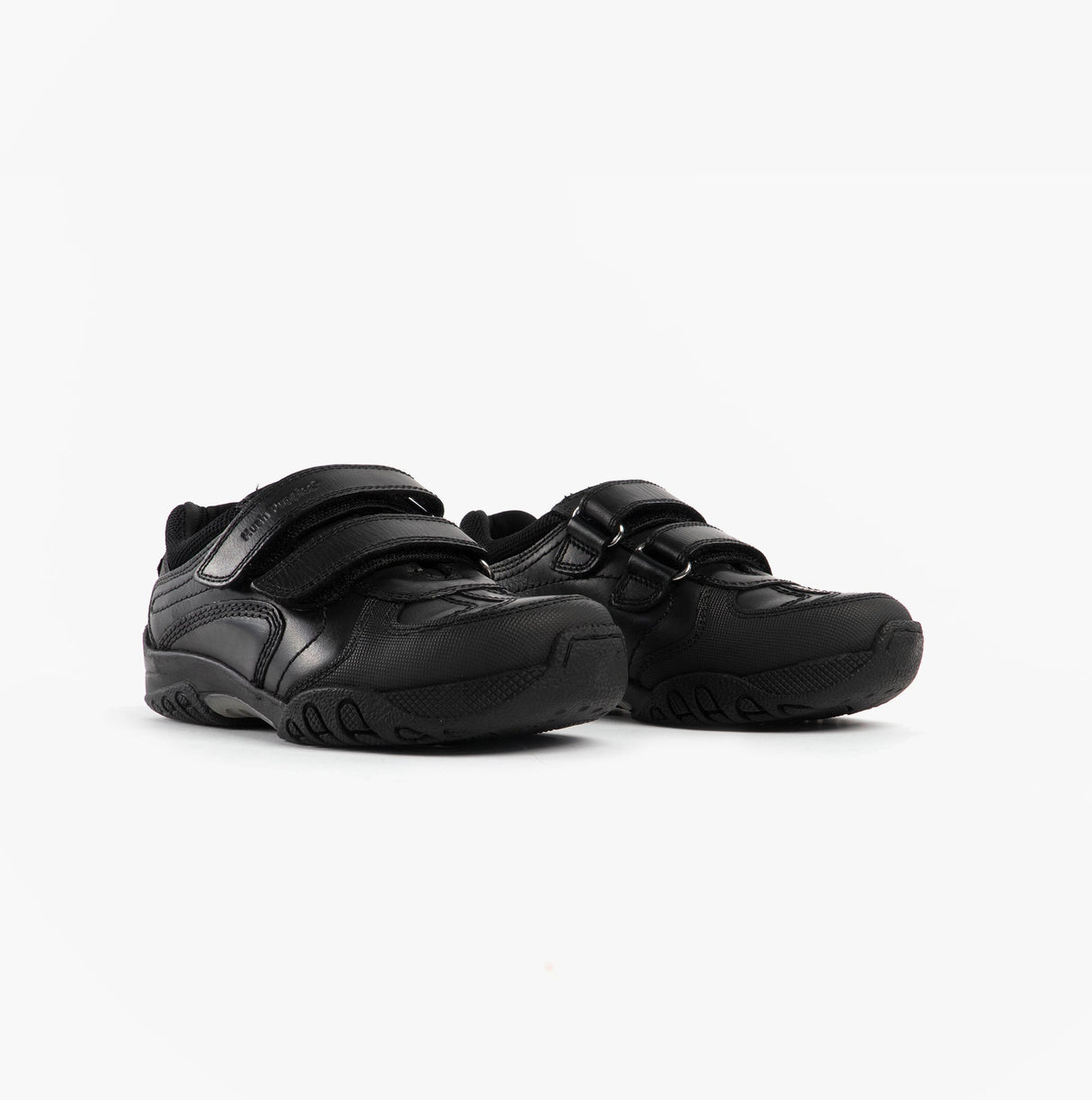 Hush Puppies JEZZA 2 Boys Leather School Shoes Black
