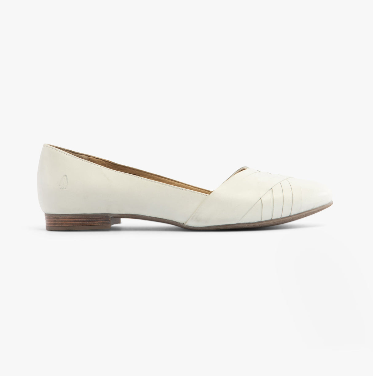 Hush Puppies MARLEY Womens Ballerina Pumps White