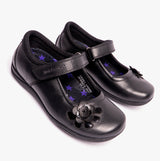 Hush Puppies JESSICA Girls School Shoes Black