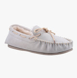 Hush Puppies ALLIE Womens Suede Slippers Grey