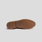 Hush Puppies NATALIE Womens Leather Brogue Shoes Gold