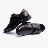 Hush Puppies BRANDON Mens Leather Formal Shoes Black