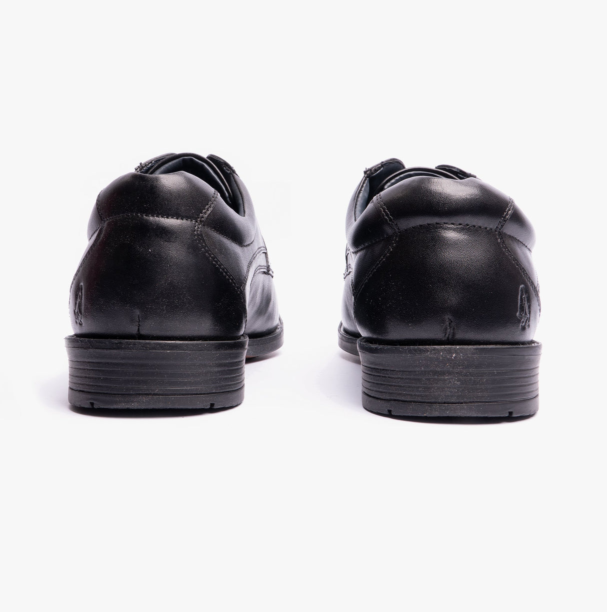 Hush Puppies BRANDON Mens Leather Formal Shoes Black