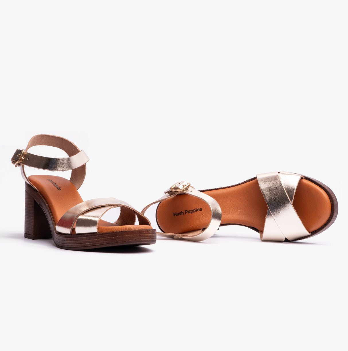 Hush Puppies GEORGIA Womens Sandals Gold