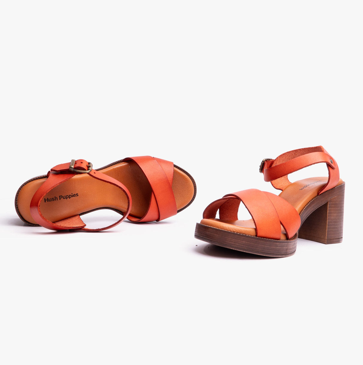 Hush Puppies GEORGIA Womens Sandals Orange