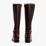 Hush Puppies VANESSA Womens Leather Tall Boots Tan