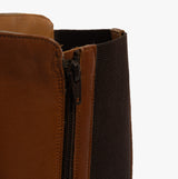 Hush Puppies VANESSA Womens Leather Tall Boots Tan