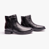 Hush Puppies SCARLETT Womens Leather Ankle Boots Black