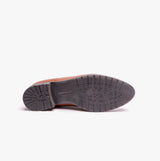 Hush Puppies SAMMIE Womens Leather Chelsea Boots Tan