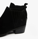 Hush Puppies ISOBEL Womens Leather Ankle Boots Black