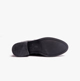 Hush Puppies FRANCES Womens Leather Ankle Boots Black