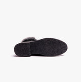 Hush Puppies FLORENCE Womens Leather Ankle Boots Black