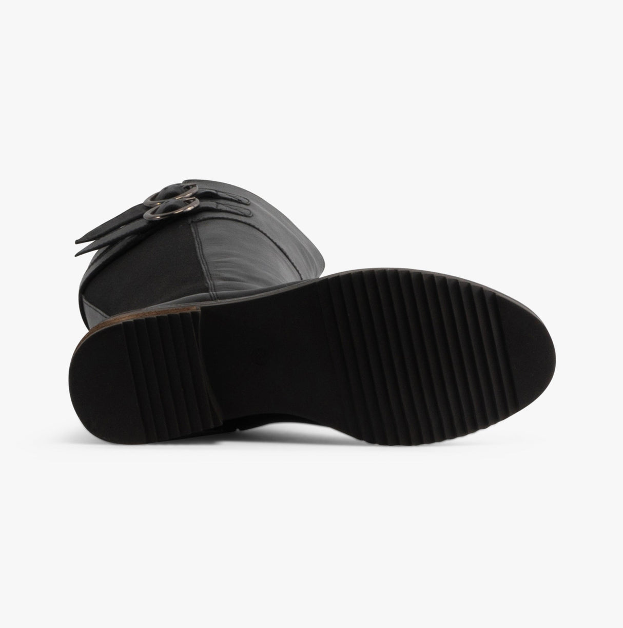 Hush Puppies CARLA Womens Leather Tall Boots Black