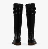 Hush Puppies CARLA Womens Leather Tall Boots Black