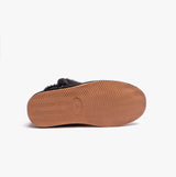 Hush Puppies ASHLEIGH Womens Suede Boot Slippers Black