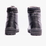 Hush Puppies ANNAY Womens Leather Ankle Boots Black