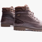 Hush Puppies ANNAY Womens Leather Ankle Boots Brown