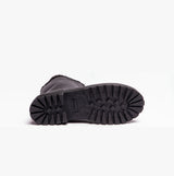 Hush Puppies ALICE Womens Leather Mid-Height Boots Black