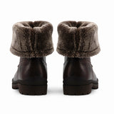 Hush Puppies ALICE Womens Leather Mid-Height Boots Tan