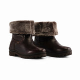 Hush Puppies ALICE Womens Leather Mid-Height Boots Tan