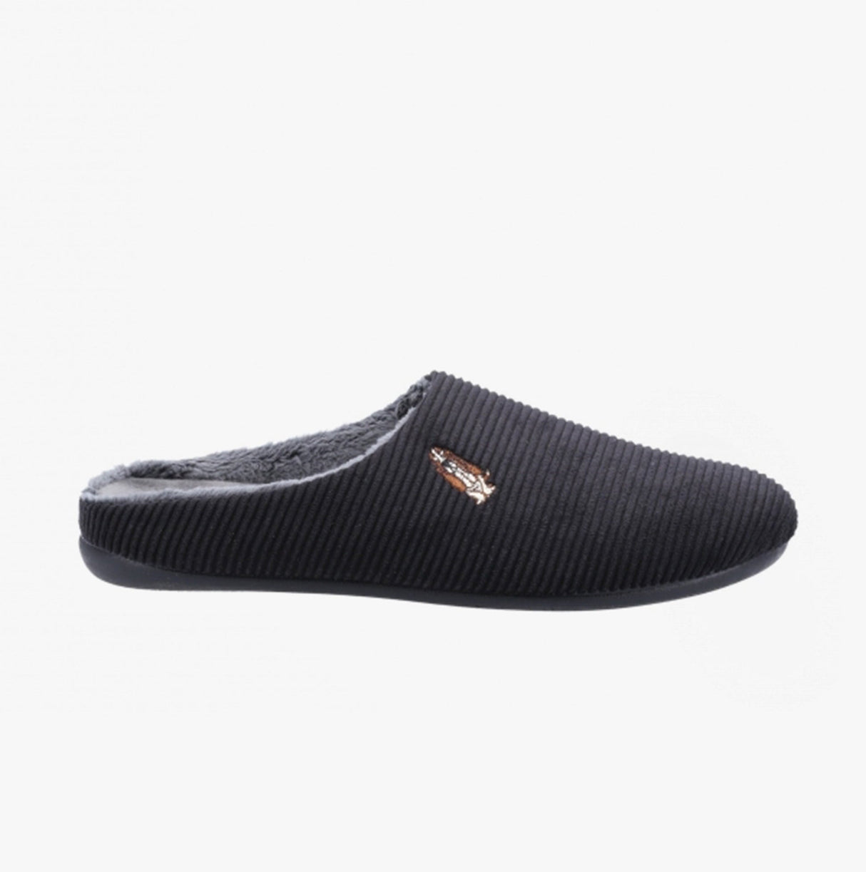 Hush Puppies REID Mens Mule Slippers Black