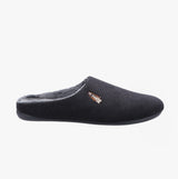 Hush Puppies REID Mens Mule Slippers Black