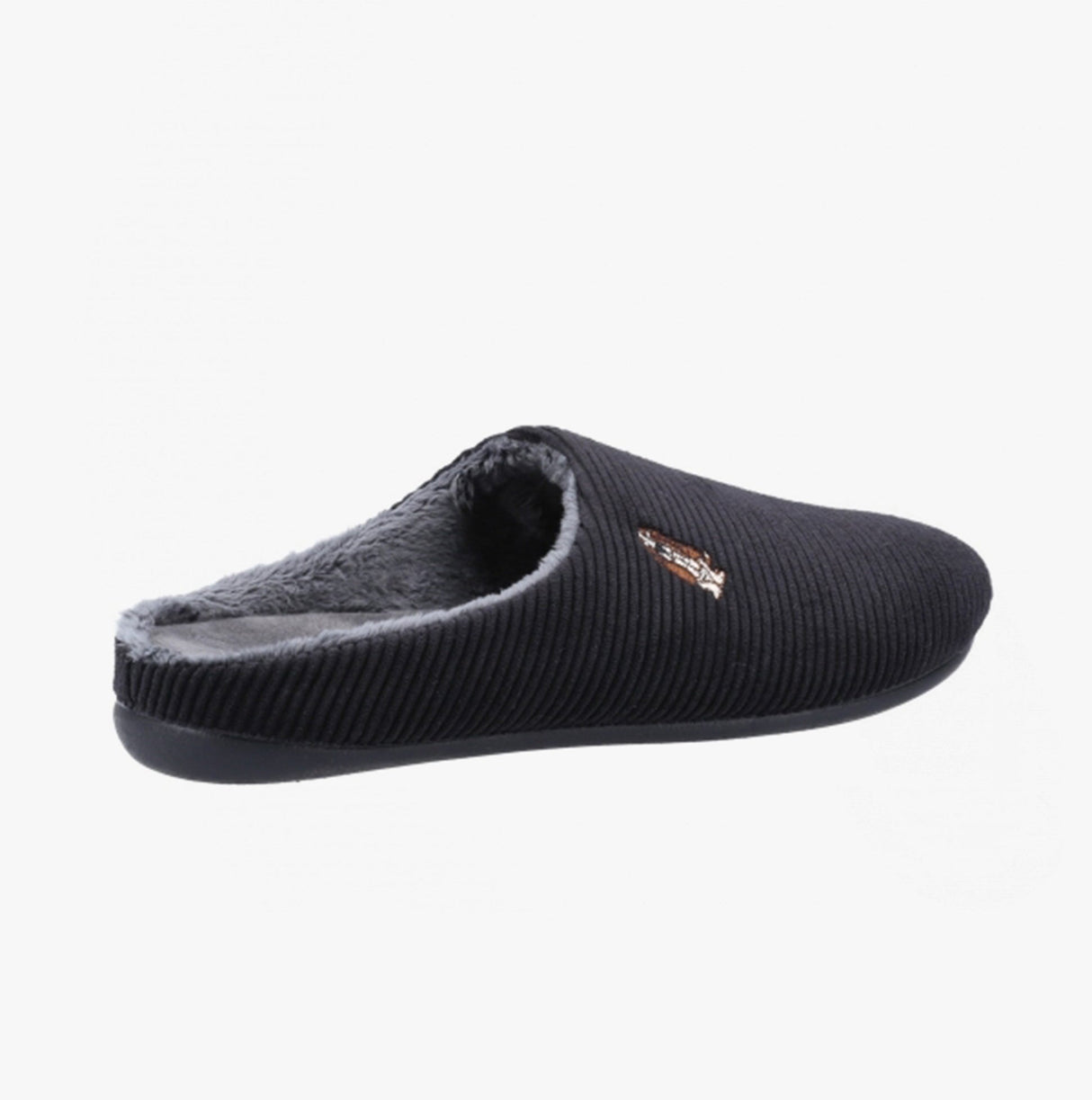 Hush Puppies REID Mens Mule Slippers Black