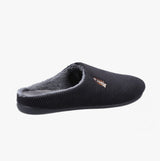 Hush Puppies REID Mens Mule Slippers Black