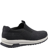 Hush Puppies COLE Mens Trainers Black Nubuck