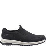 Hush Puppies COLE Mens Trainers Black Nubuck
