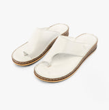 Hush Puppies ELISSA Womens Toepost Sandals White