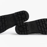 Hush Puppies SALLY Girls Leather School Shoes Black Patent