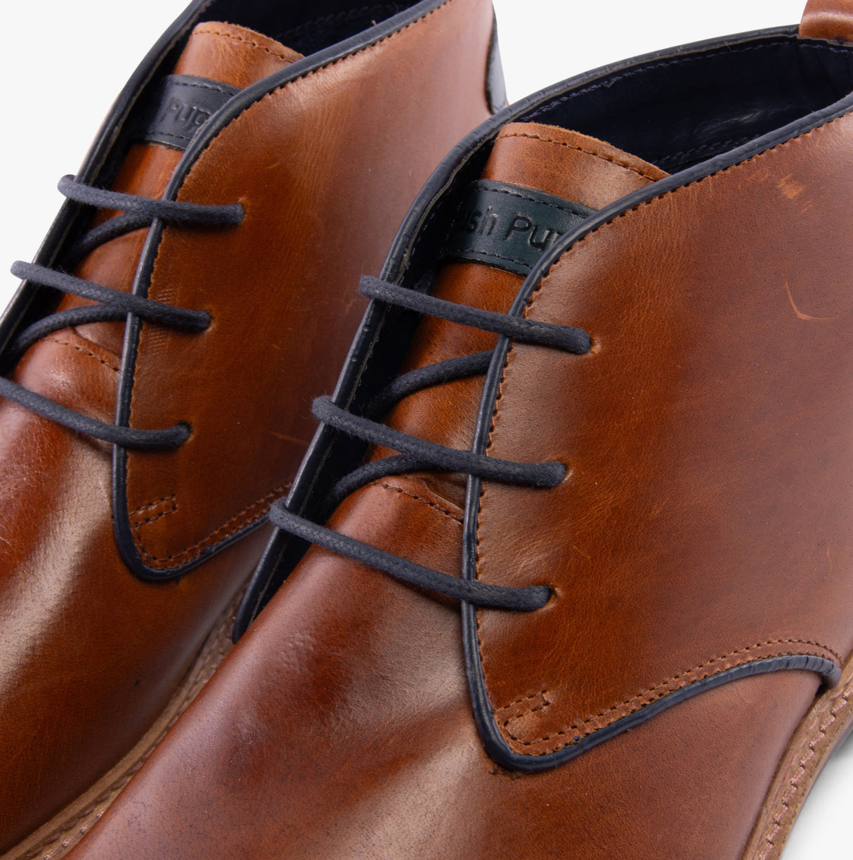 Hush Puppies JONAS CHUKKA Mens Boots Tan