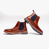 Hush Puppies JUSTIN Mens Chelsea Boots Tan