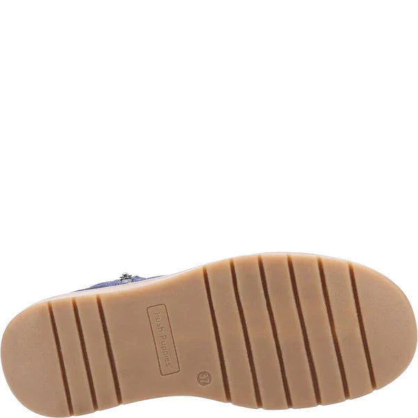 Hush Puppies LIBBY Womens Suede Boots Navy