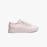Hush Puppies BROOKE Womens Canvas Trainers White