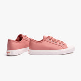 Hush Puppies BROOKE Womens Canvas Trainers Pink