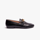 Hush Puppies HARPER Womens Chain Loafers Black