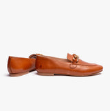 Hush Puppies HARPER Womens Chain Loafers Tan