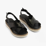 Hush Puppies SAPHIRA Womens Slingback Sandals Black